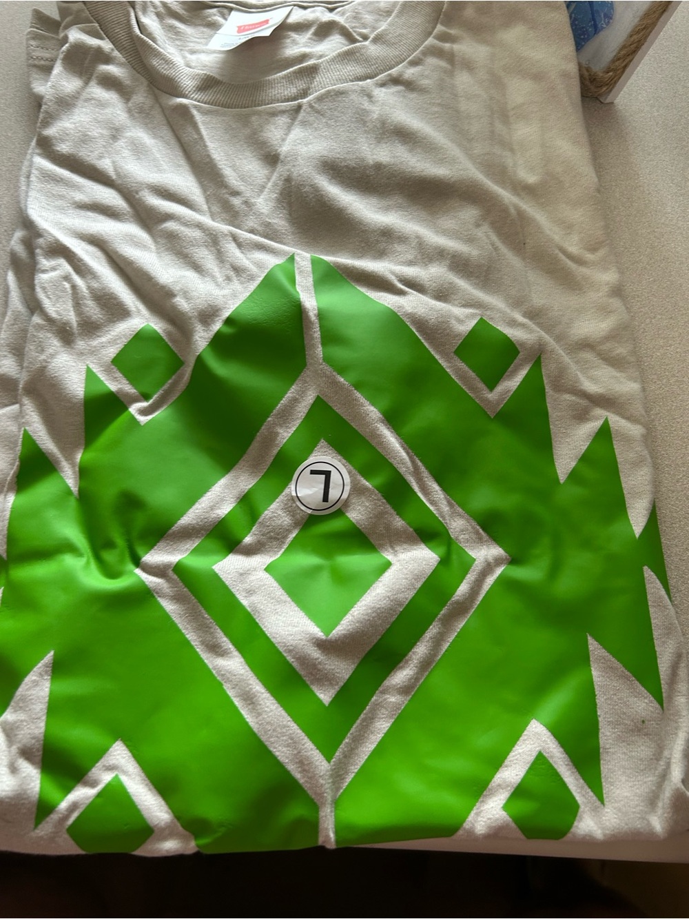 Green Geometric Graphic Tee